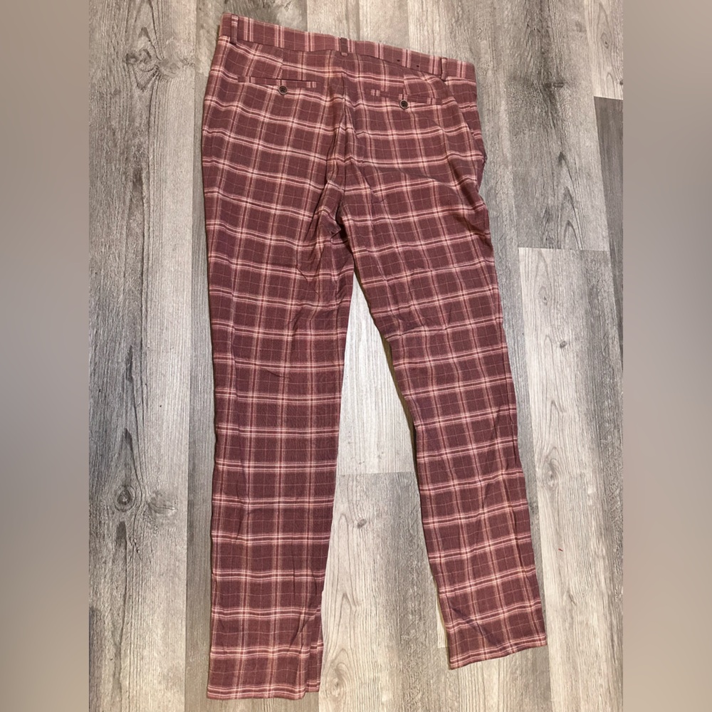 Topman / 32w red plaid pants